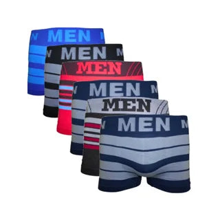 Cueca Boxer Masculino 5 unidades - Cores Variadas