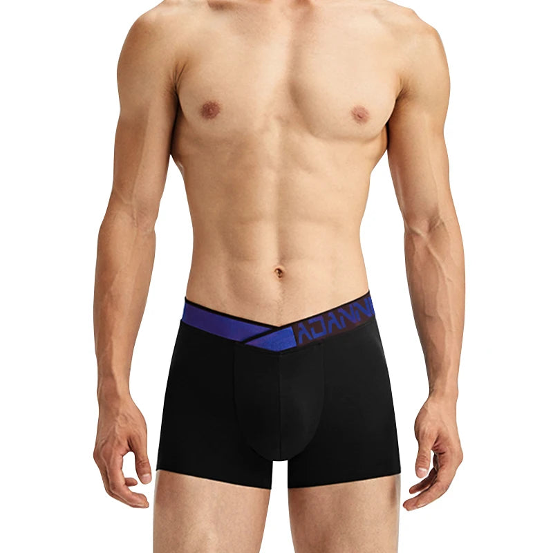 Cueca luxo boxer modal boxershorts cuecas cintura baixa respirável.