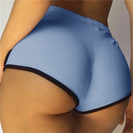 Shorts luxo cintura elástica casual festa shorts lazer fino ajuste feminino shorts mini ginásio roupas esportivas 2023 verão