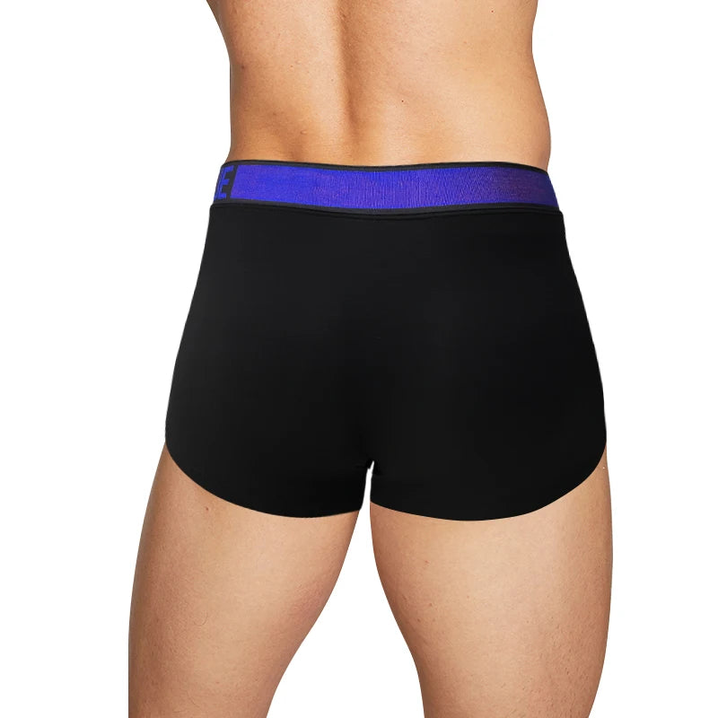 Cueca luxo boxer modal boxershorts cuecas cintura baixa respirável.