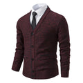 Camisa outono inverno malha cardigan Casaco Casual. - Classícc