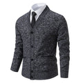 Camisa outono inverno malha cardigan Casaco Casual. - Classícc