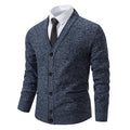 Camisa outono inverno malha cardigan Casaco Casual. - Classícc