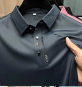 Camisa polo de seda verão luxo. - Classícc