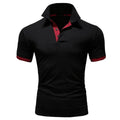 Camisa verão quente casual camisa polo masculina magro casual negócios. - Classícc